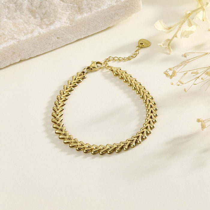 Bracelet maille multi V