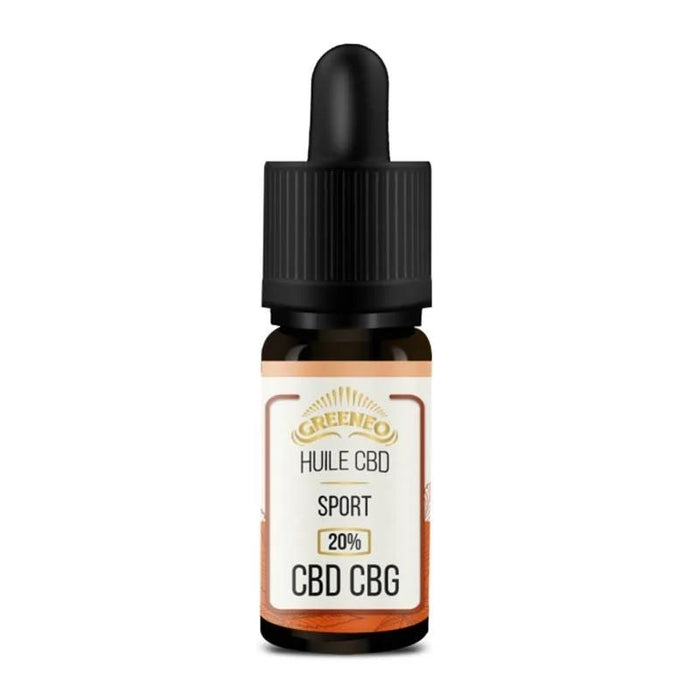 Huile de CBD + CBG Sport - Concentration 20% - Greeneo