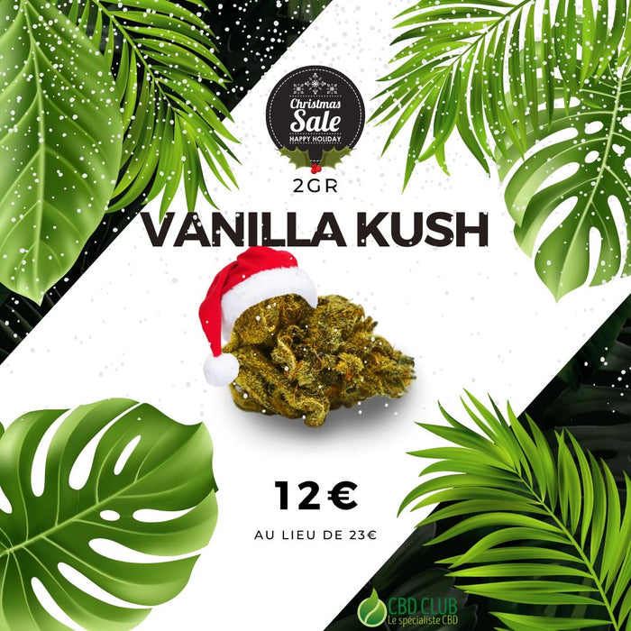 Fleur de CBD Vanilla Cush - Dominante sativa - 2gr - CBD'eau