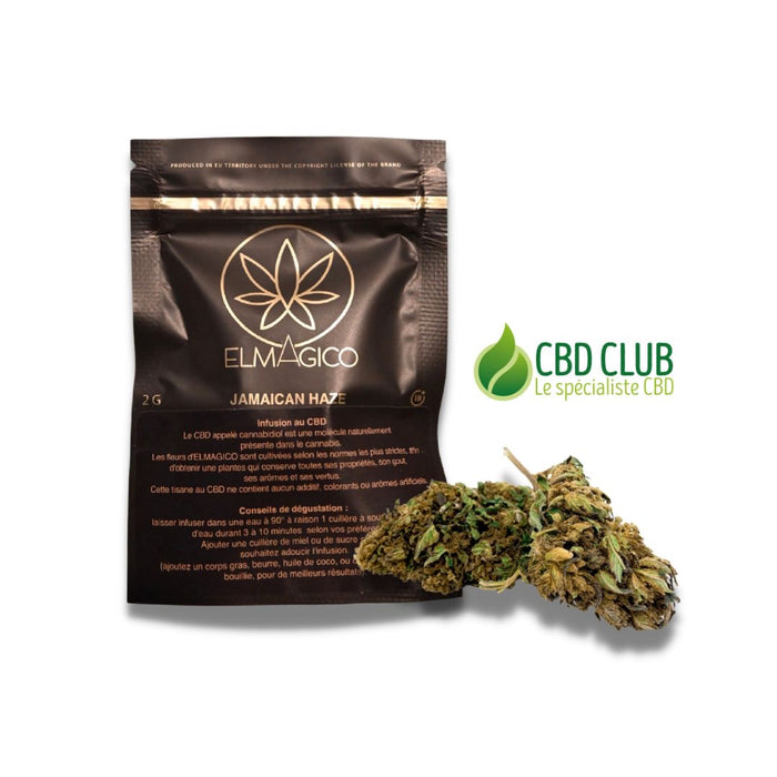 Fleur CBD - Jamaïcan Haze Dominante indica (2g) - Elmagico