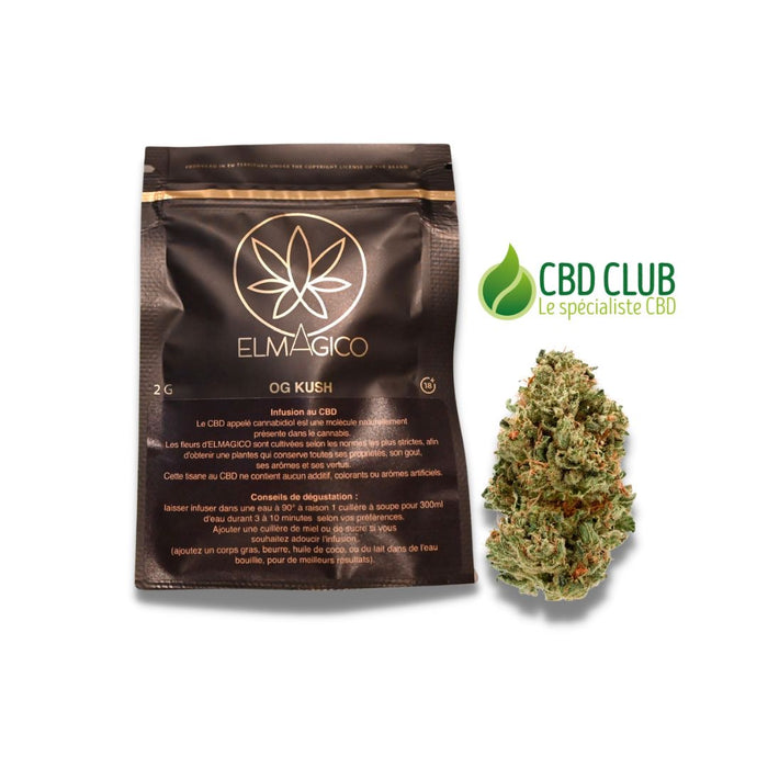 Fleur CBD - O.G KUSH Dominante Sativa - Elmagico