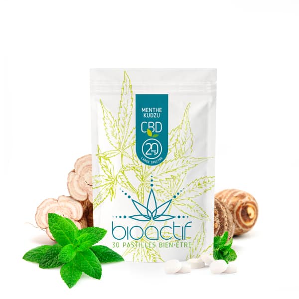 Bonbons Menthe verte Kudzu Pastille CBD