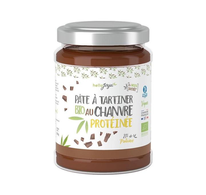 Pâte à tartiner bio au chanvre la protéinée - 325g - Hello Joya
