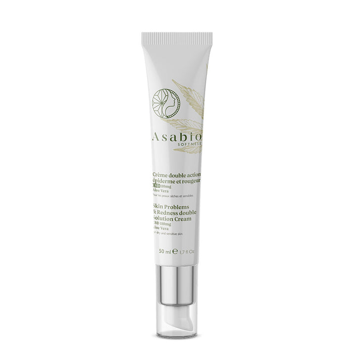 Crème double action épiderme et rougeurs - Asabio
