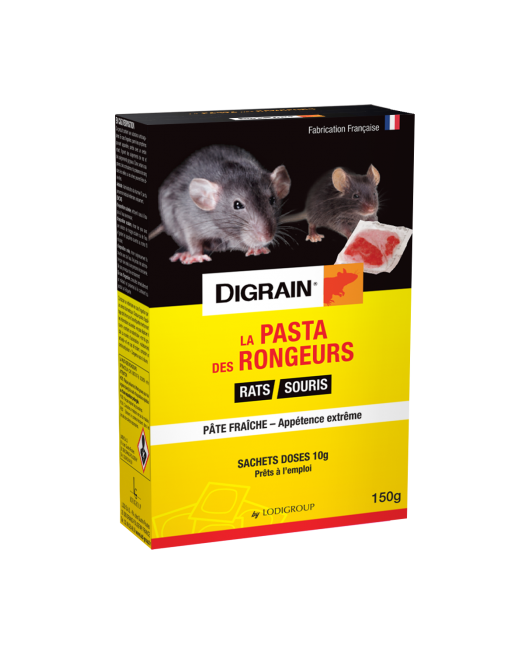 La pasta des rongeurs rats et souris - DIGRAIN