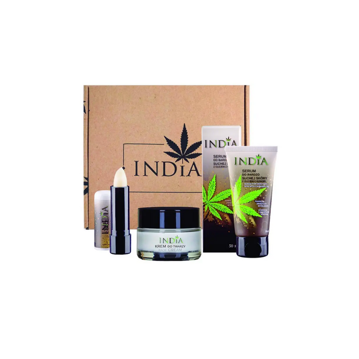 Petit Coffret Cadeau India - soin complet du visage, des lèvres et des mains 🎁