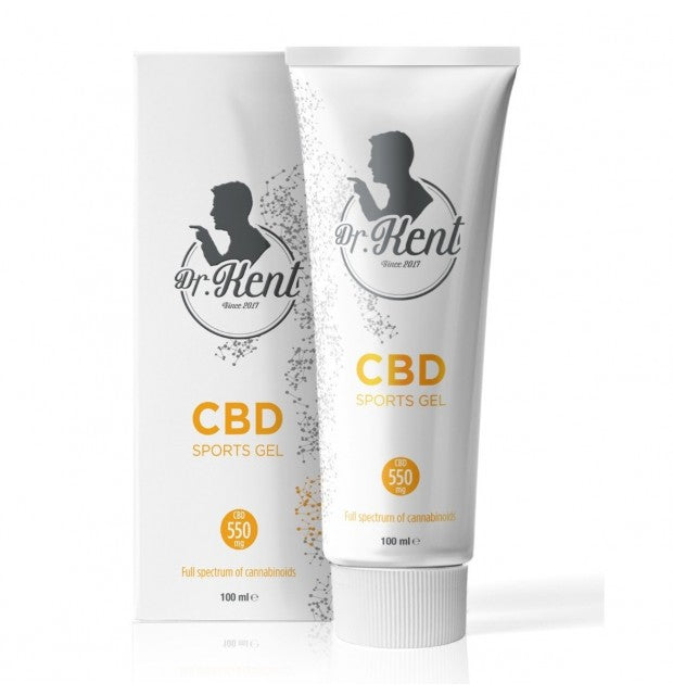 Crème Dr. Kent GEL SPORT au CBD 550mg - 100ml