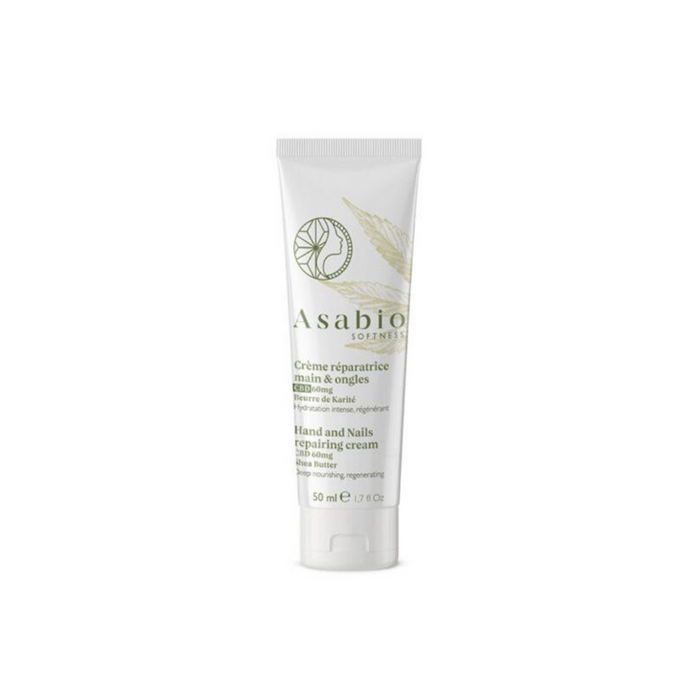 Crème CBD réparatrice mains et ongles - Asabio