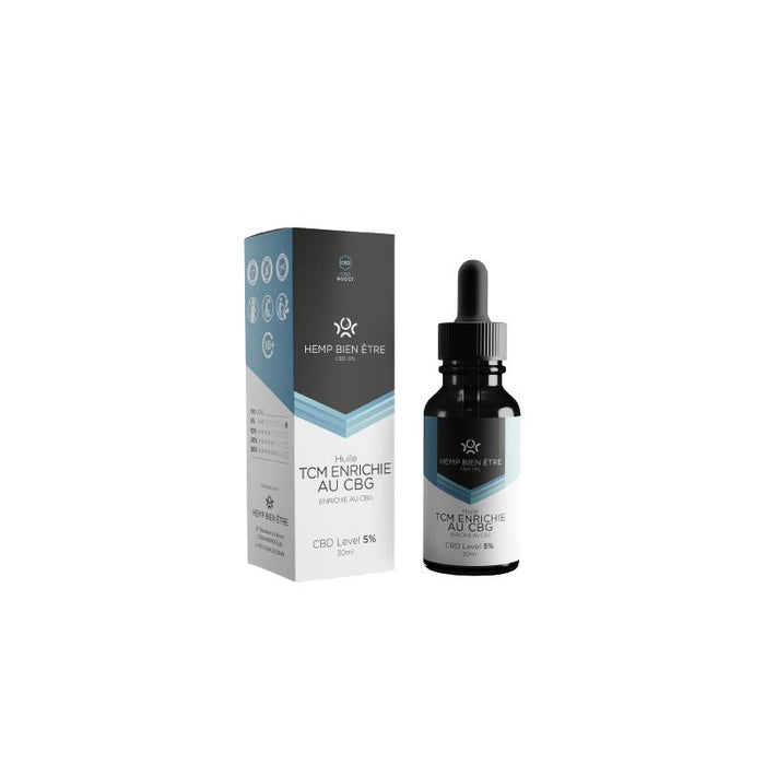 Huile TCM 5 % CBD – HEMP BIEN-ÊTRE - 30ml