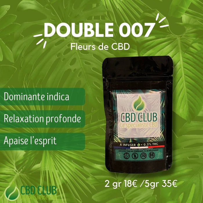 Fleurs de CBD Double 007 - CBD CLUB