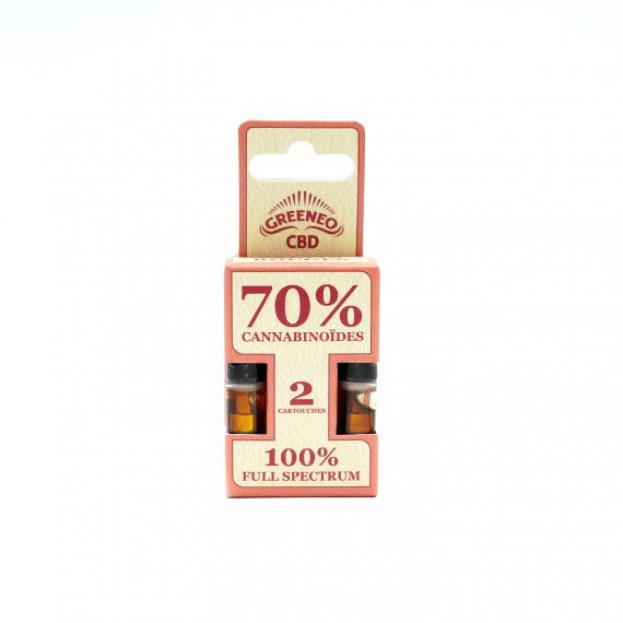Cartouches recharge Stick CBD 70 % Greeneo