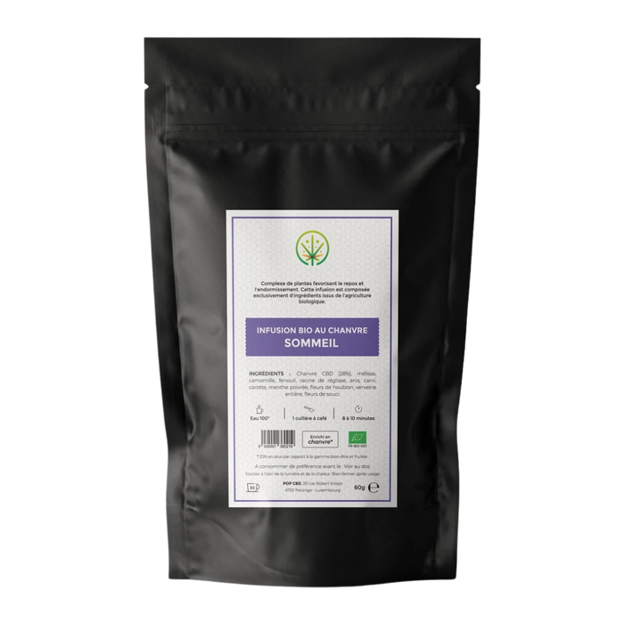 Infusion Bio au CBD - Sommeil - 60g