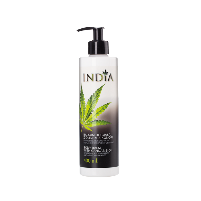 Crème lotion pour le corps à l’huile de chanvre - India