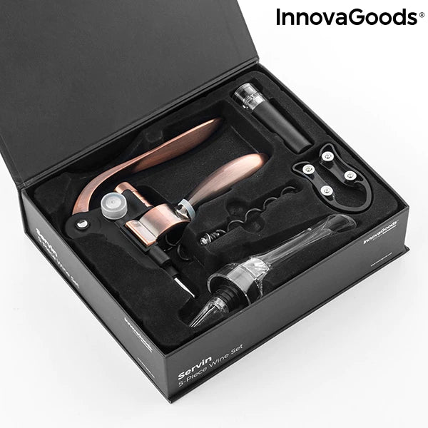 Coffret Accessoires à vin Elegance Sommelier - Innovagood