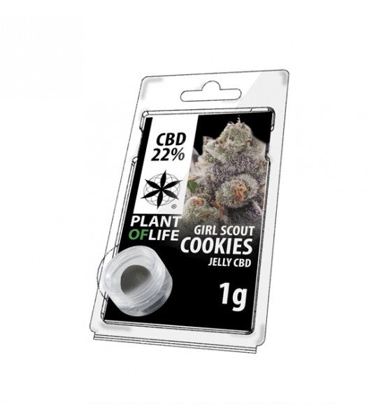 Résine de CBD - Jelly CBD GIRL SCOUT COOKIES 22% 1G