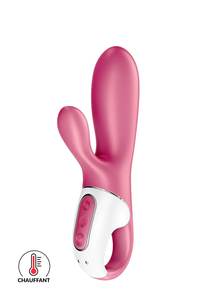 Vibromasseur connecté rabbit chauffant et connecté Satisfyer Hot Bunny - Satisfyer