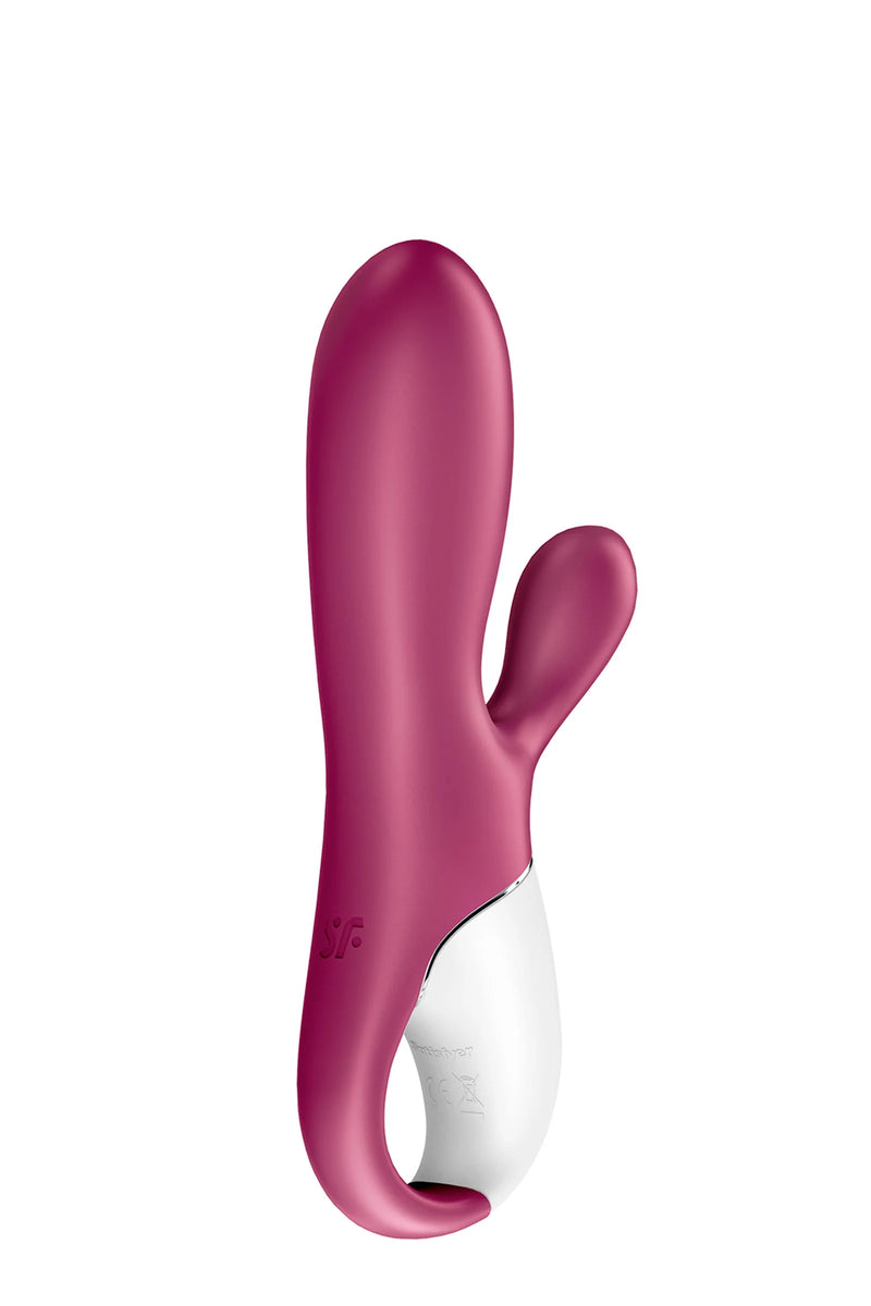 Vibromasseur connecté rabbit chauffant et connecté Satisfyer Hot Bunny - Satisfyer