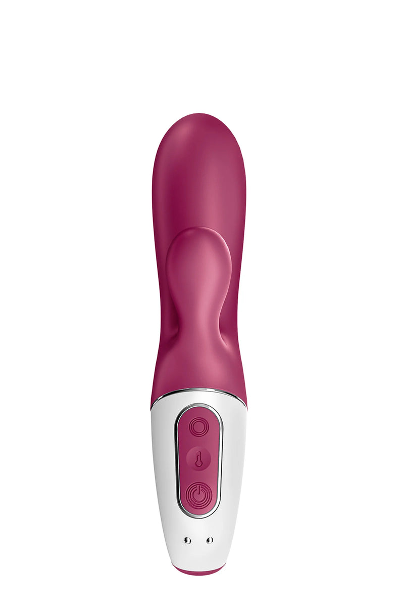 Vibromasseur connecté rabbit chauffant et connecté Satisfyer Hot Bunny - Satisfyer