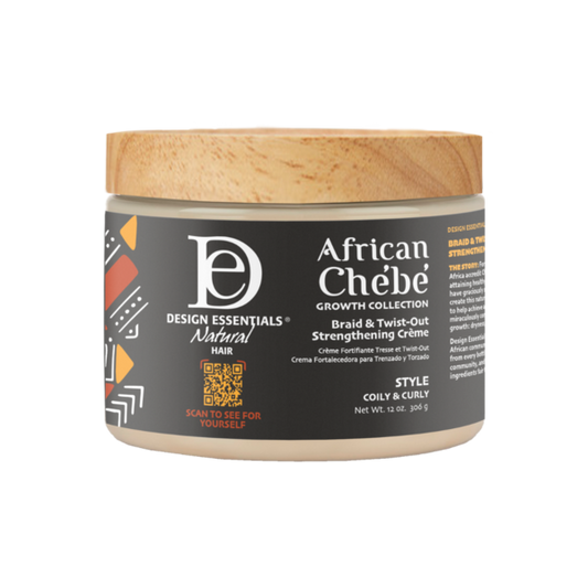 African Chébé Braid & Twist-Out Strengthening Crème - Design Essentials