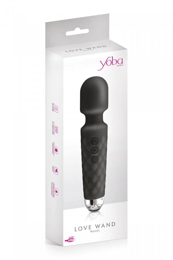 Vibromasseur wand - Love Wand - Yoba (20 vitesses de vibration) Kudja Shop Vibromasseur wand - Love Wand - Yoba (20 vitesses de vibration) Kudja Shop