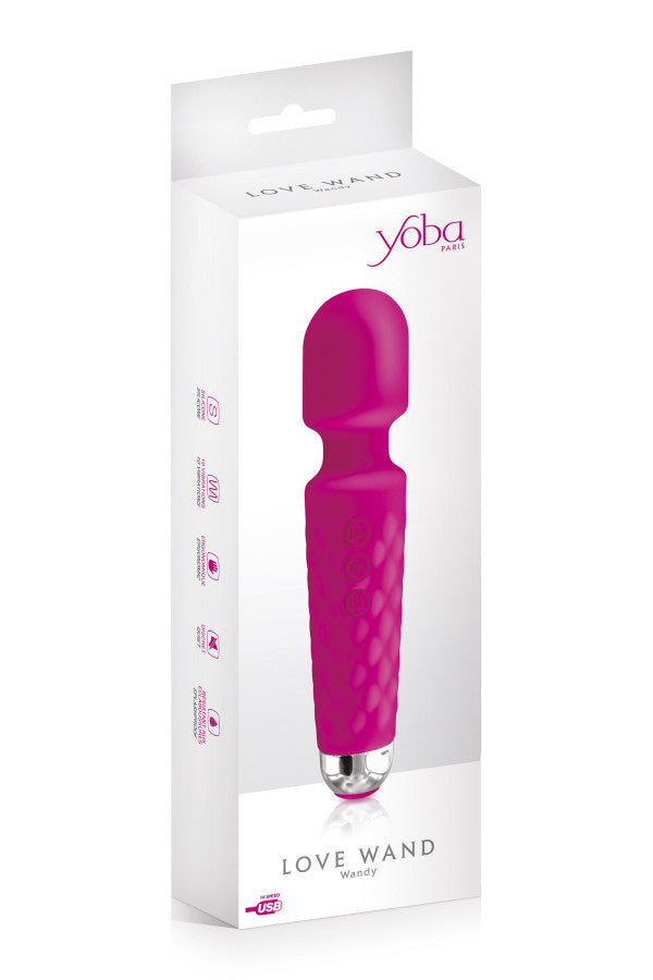 Vibromasseur wand - Love Wand - Yoba (20 vitesses de vibration) Kudja Shop Vibromasseur wand - Love Wand - Yoba (20 vitesses de vibration) Kudja Shop