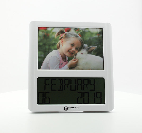 Horloge numérique avec cadre photo - Geemarc Viso 5