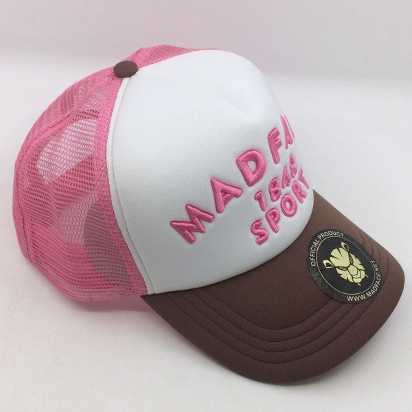 Casquette Trucker - pink/white/brown