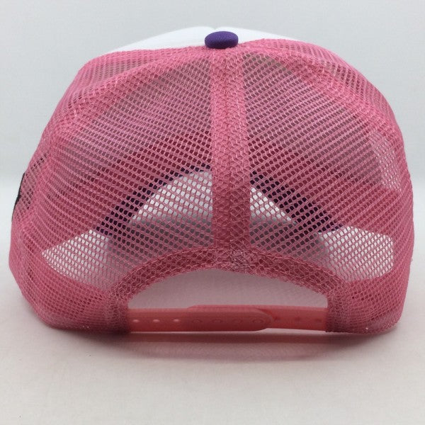 Casquette Trucker - pink/white/purple