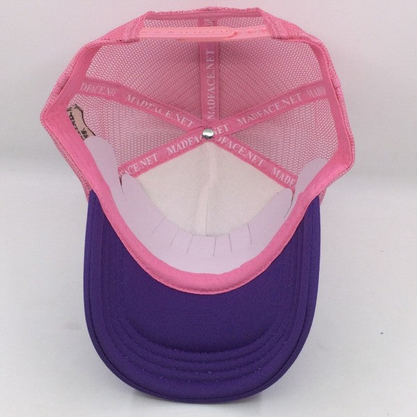 Casquette Trucker - pink/white/purple