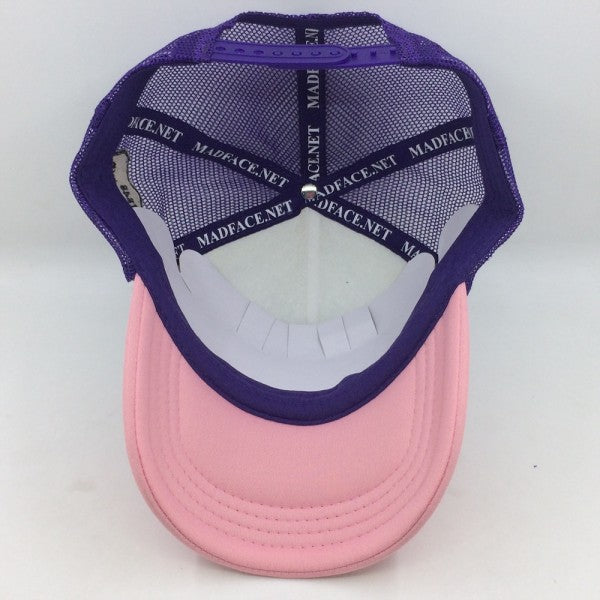 Casquette Trucker - purple/white/pink